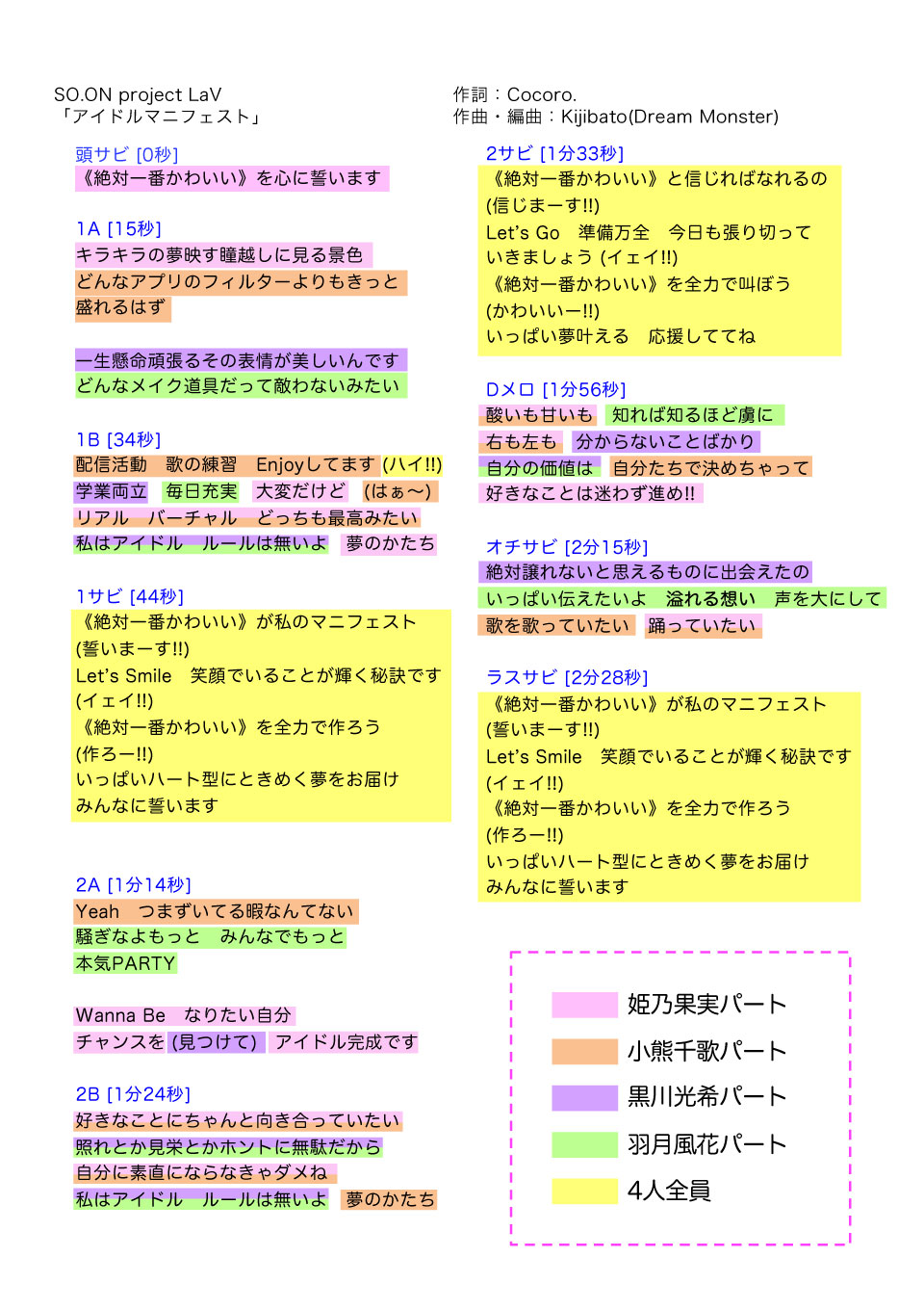 歌詞